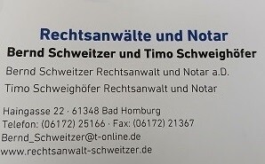 Rechtsanwälte und Notar Bernd Schweitzer﻿